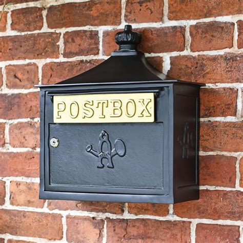 antique stone steel parcel box|black country metalworks post box.